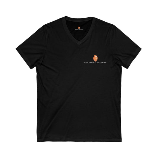Barefoot Chocolatini V-Neck Tee - Celebrate Hawaiiʻs Chocolate