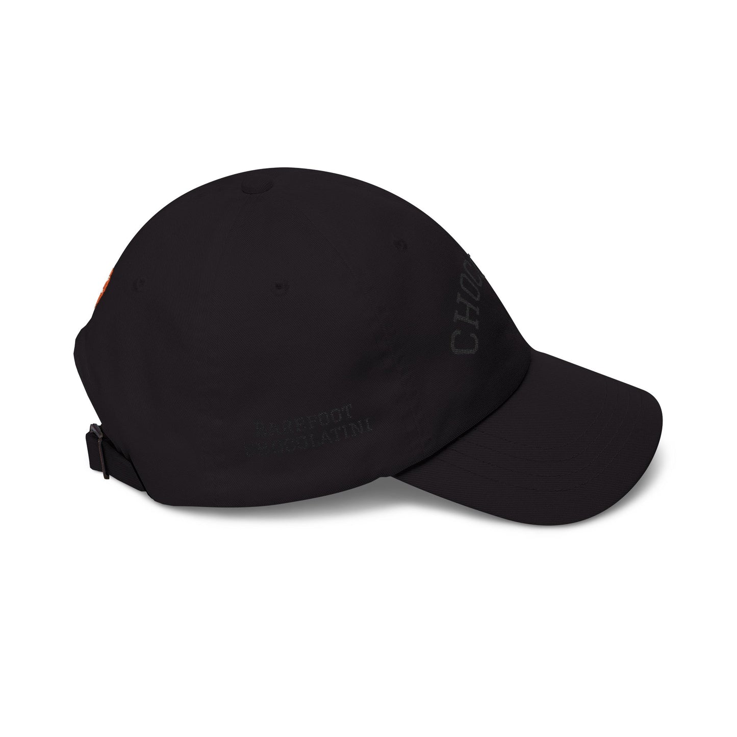 Chocolate Embroidered Dad Cap