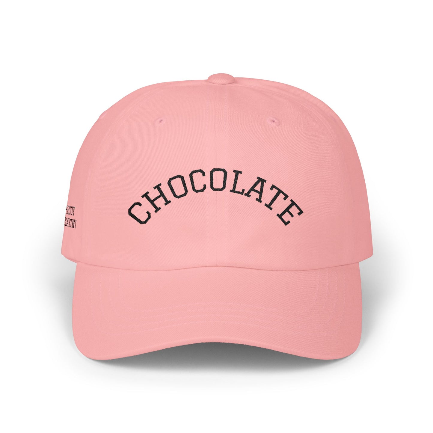 Chocolate Embroidered Dad Cap
