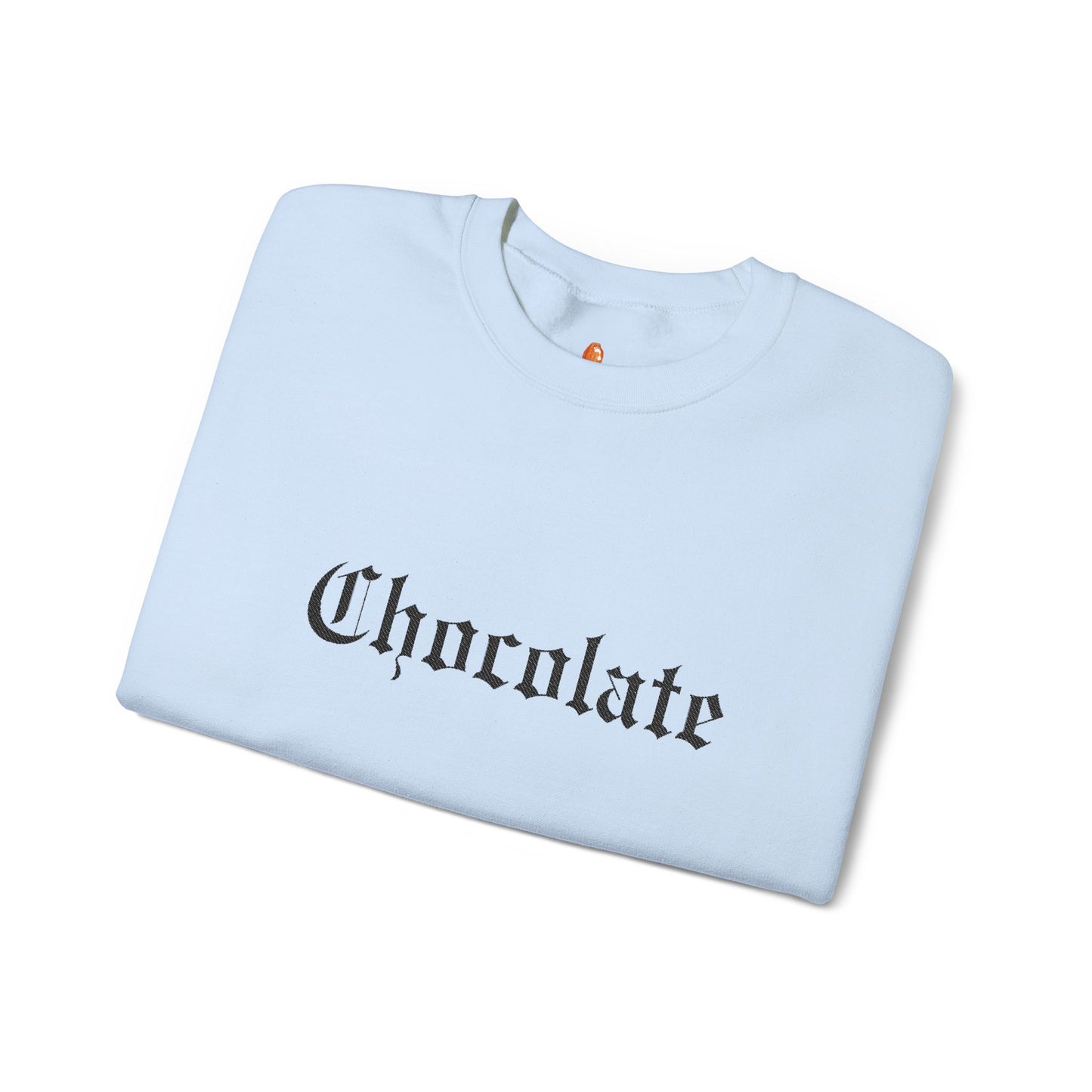 Chocolate Lovers Sweatshirt — Cozy Chocolate Old English Crewneck
