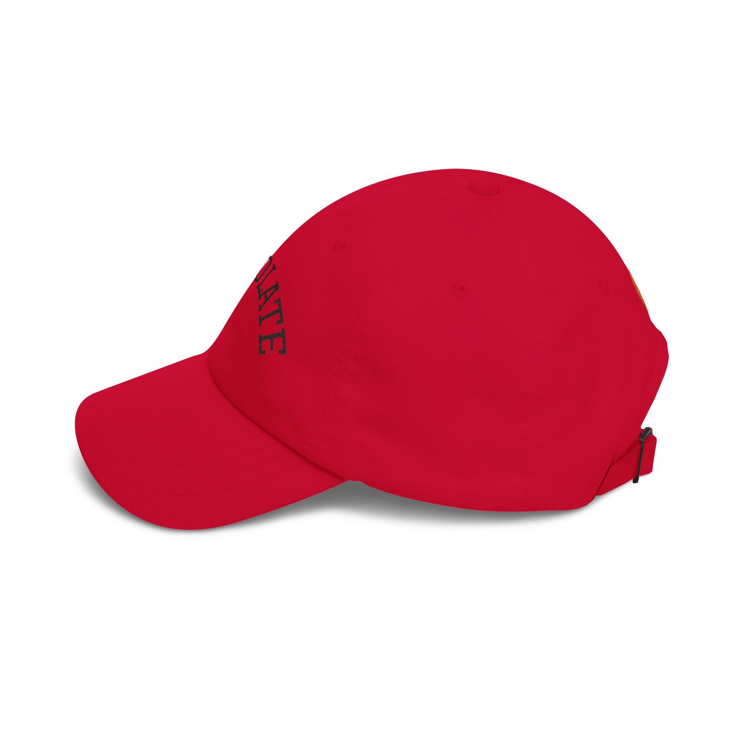 Chocolate Embroidered Dad Cap