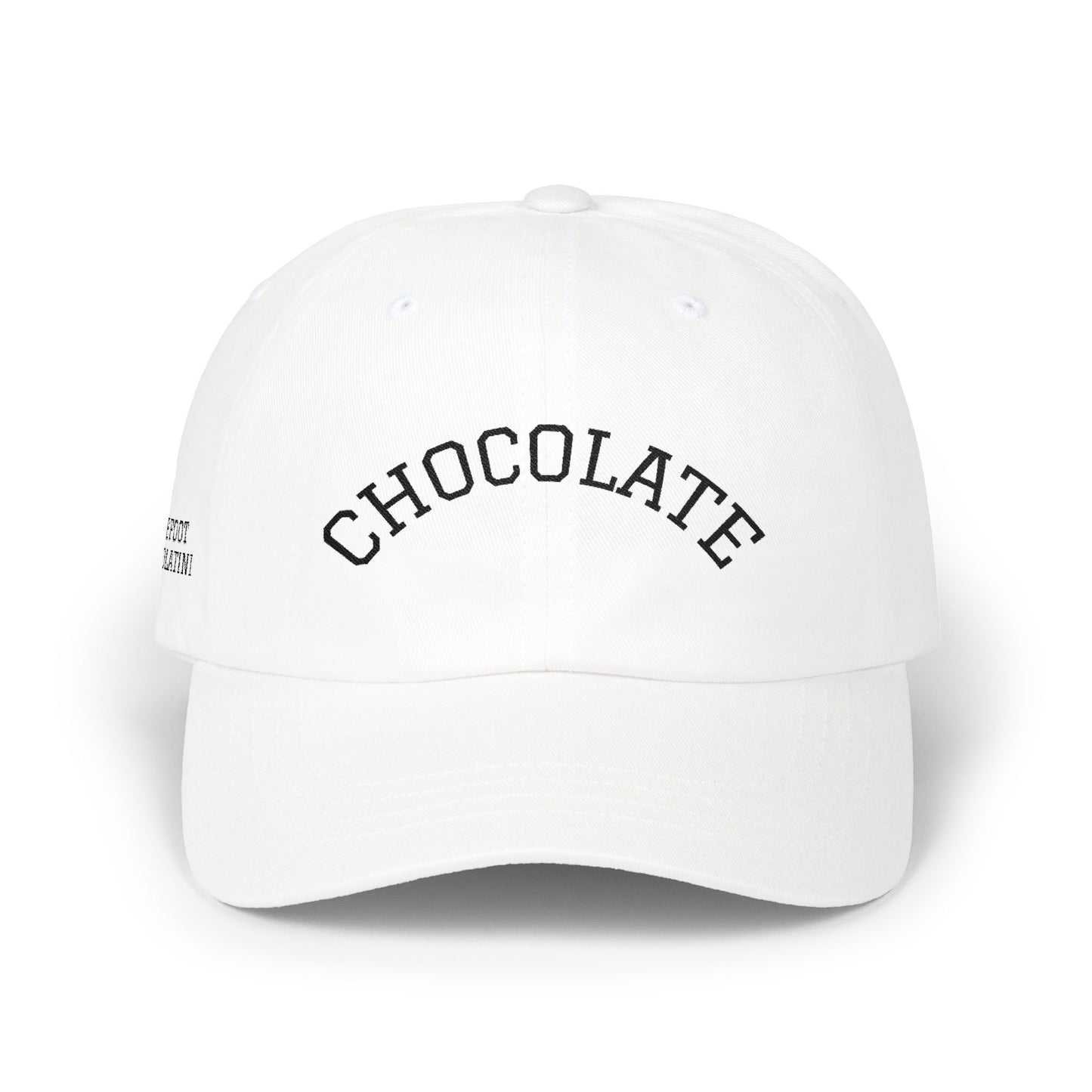 Chocolate Embroidered Dad Cap