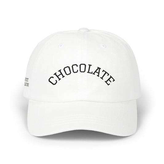Chocolate Embroidered Dad Cap