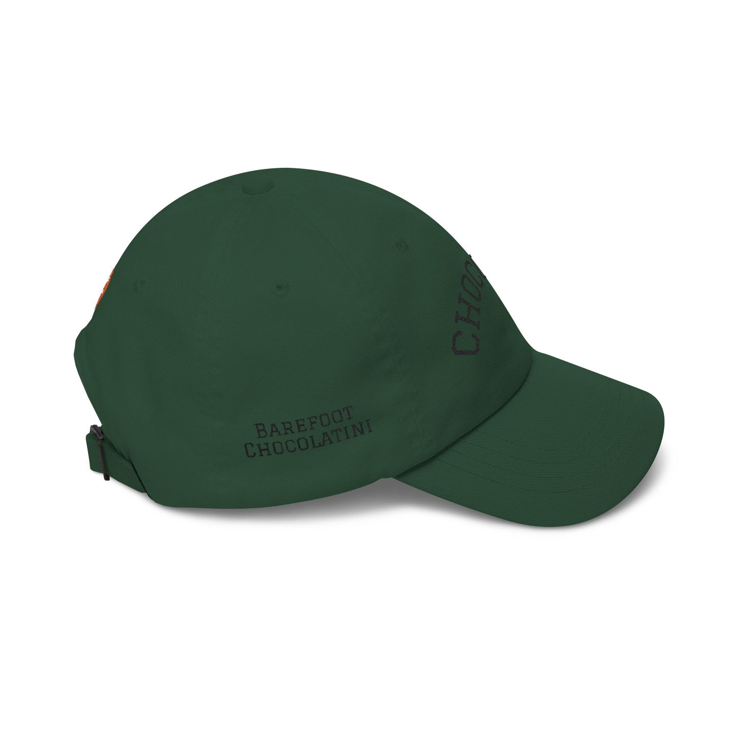 Chocolate Embroidered Dad Cap