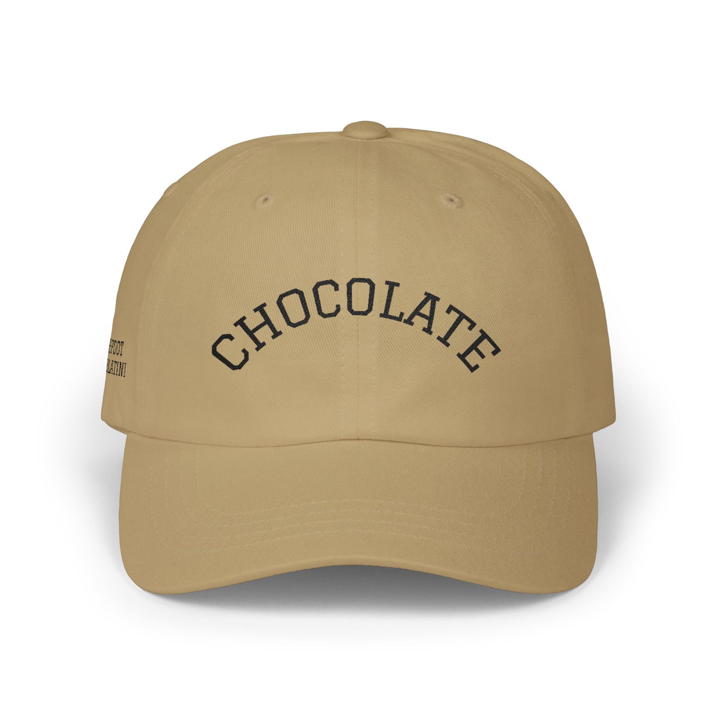 Chocolate Embroidered Dad Cap