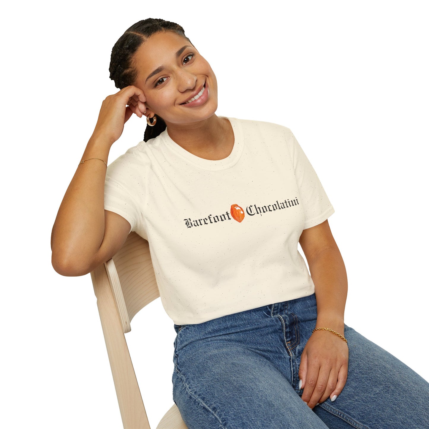 Old English Barefoot Chocolatini -- Hawaii Grown Chocolate Tee