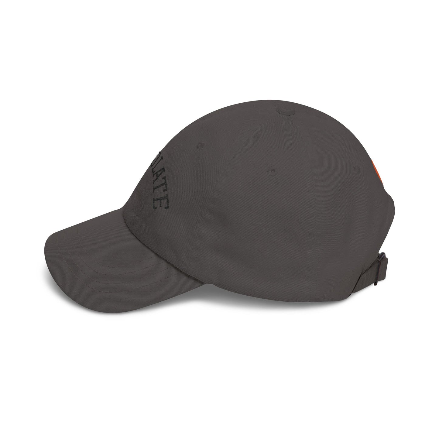 Chocolate Embroidered Dad Cap