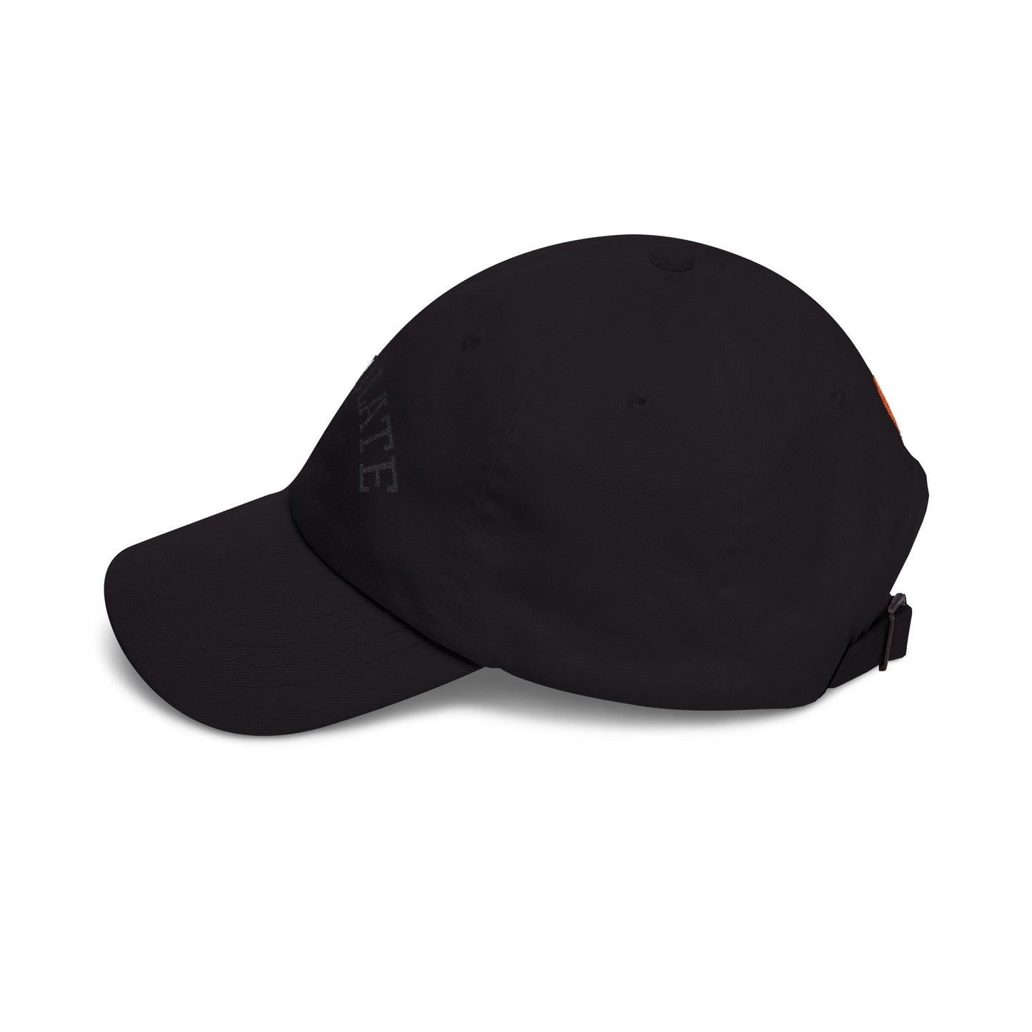 Chocolate Embroidered Dad Cap