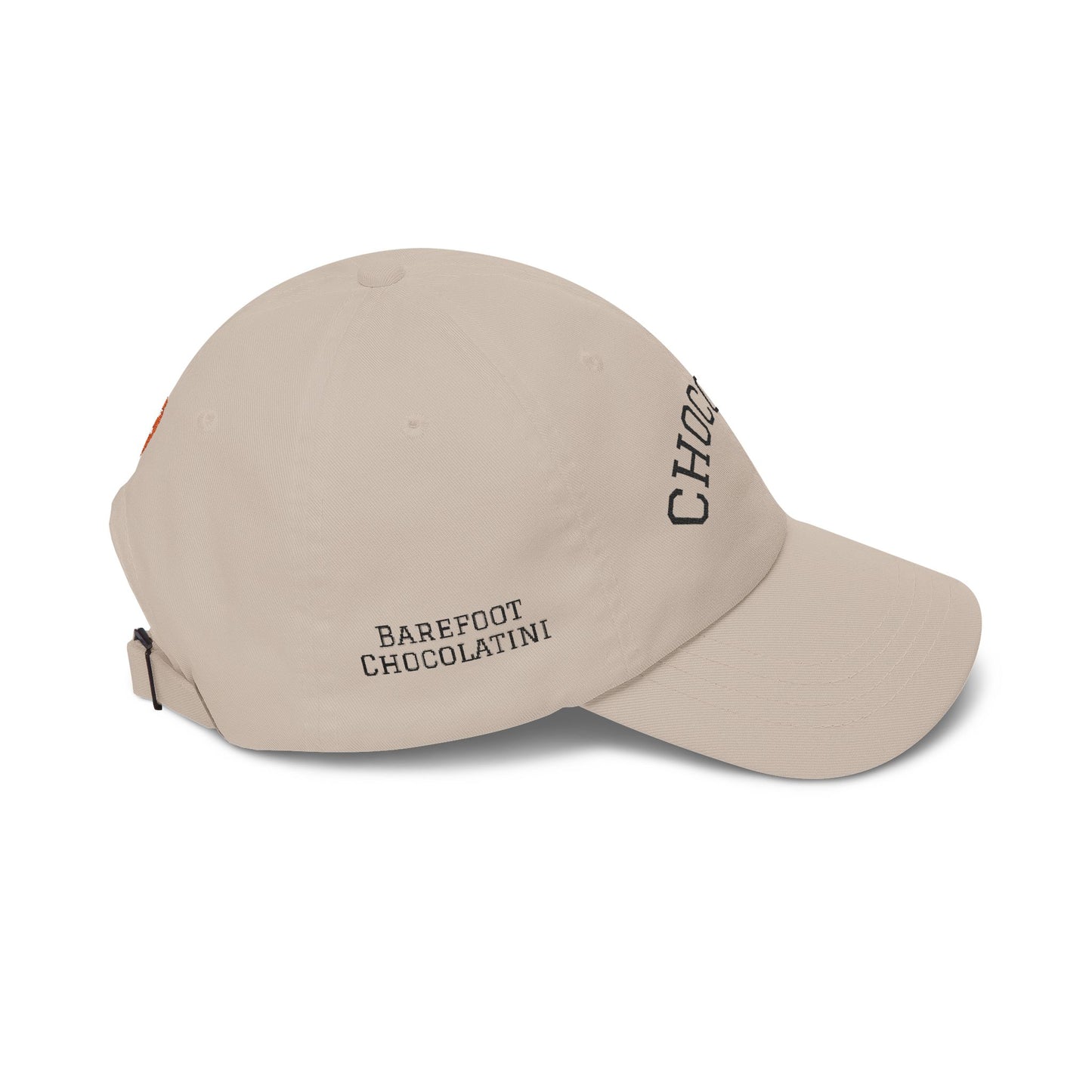 Chocolate Embroidered Dad Cap