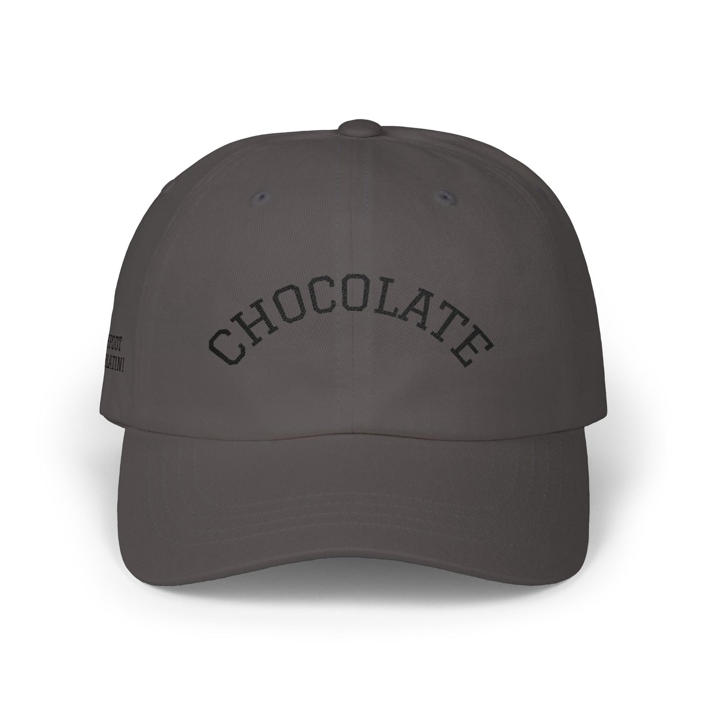 Chocolate Embroidered Dad Cap
