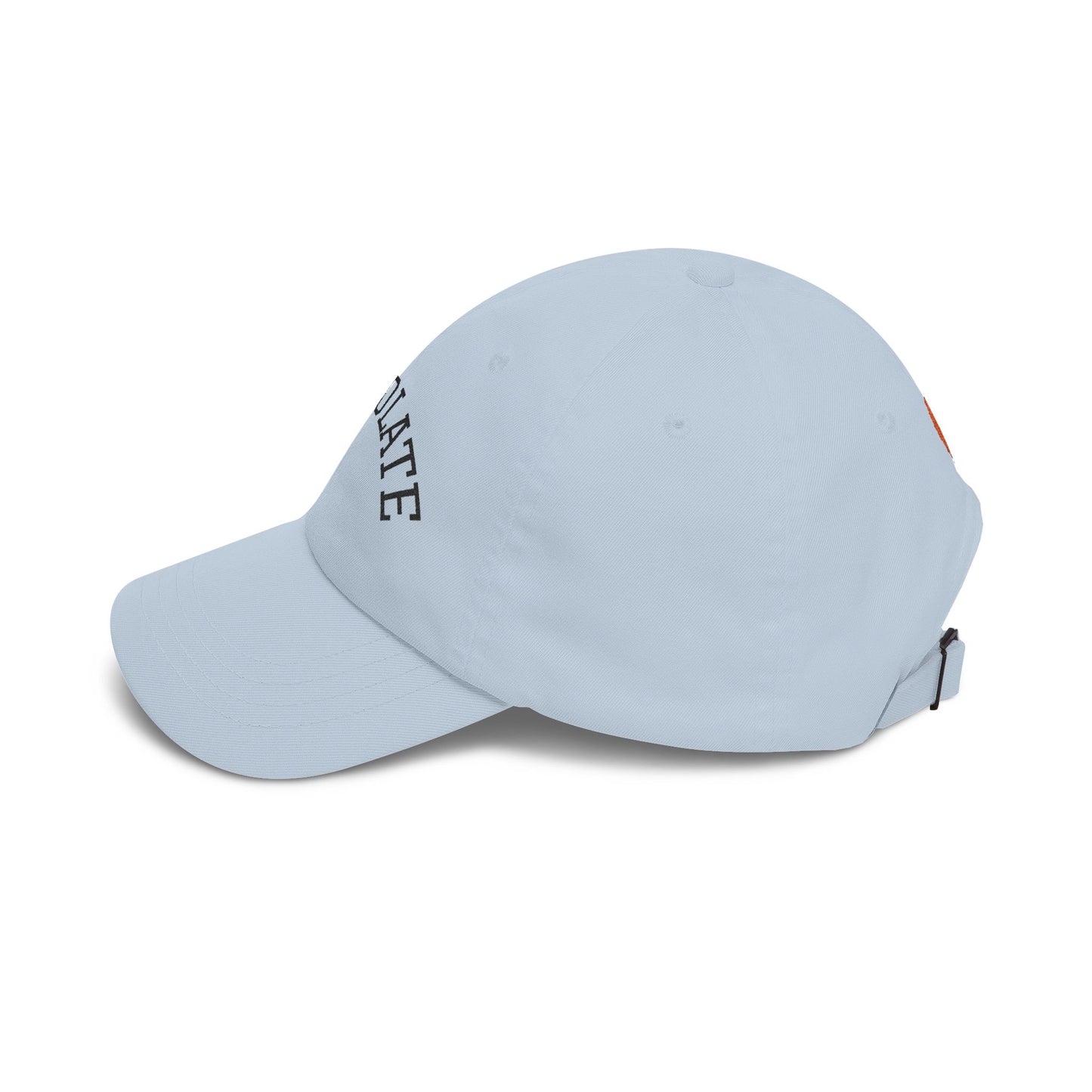 Chocolate Embroidered Dad Cap