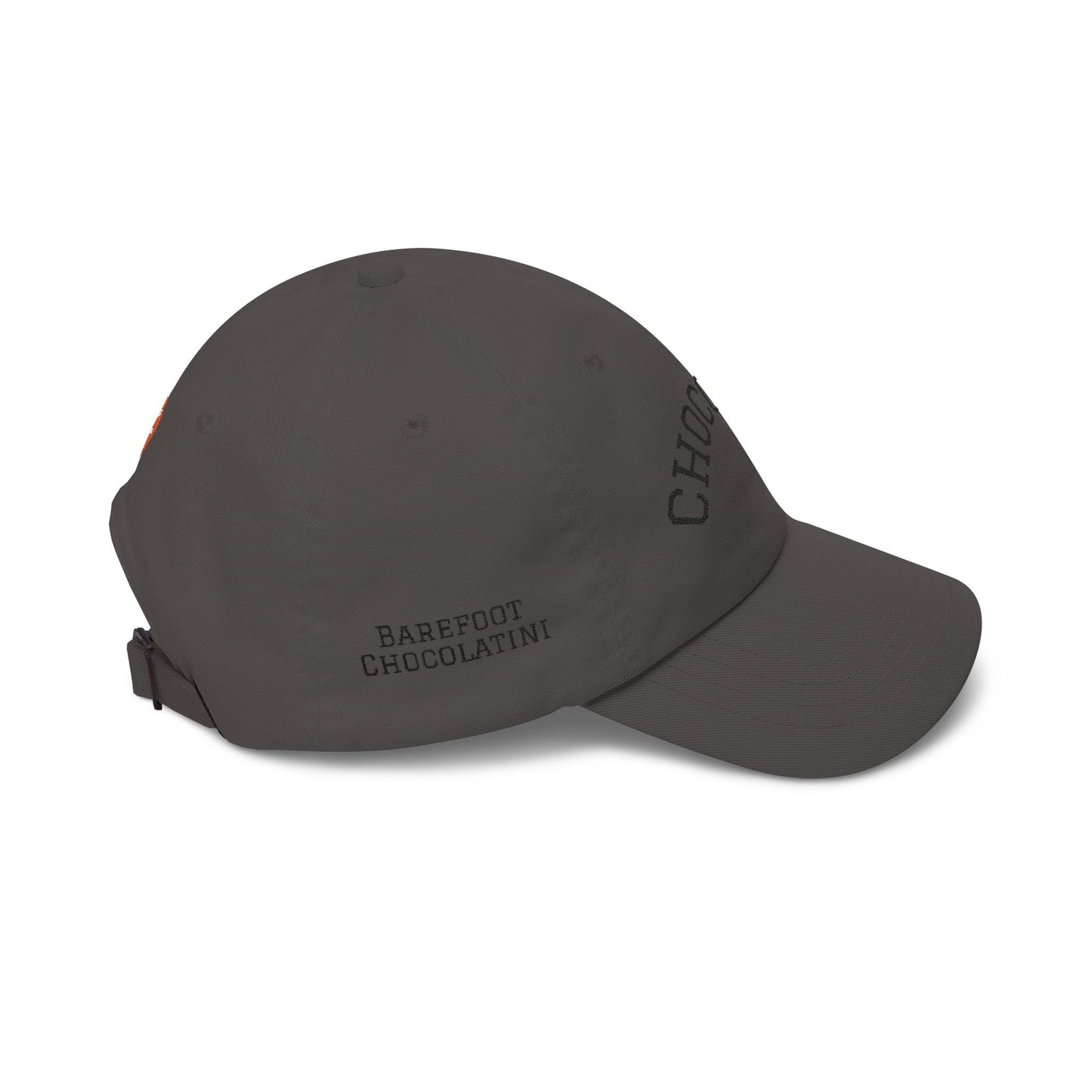 Chocolate Embroidered Dad Cap