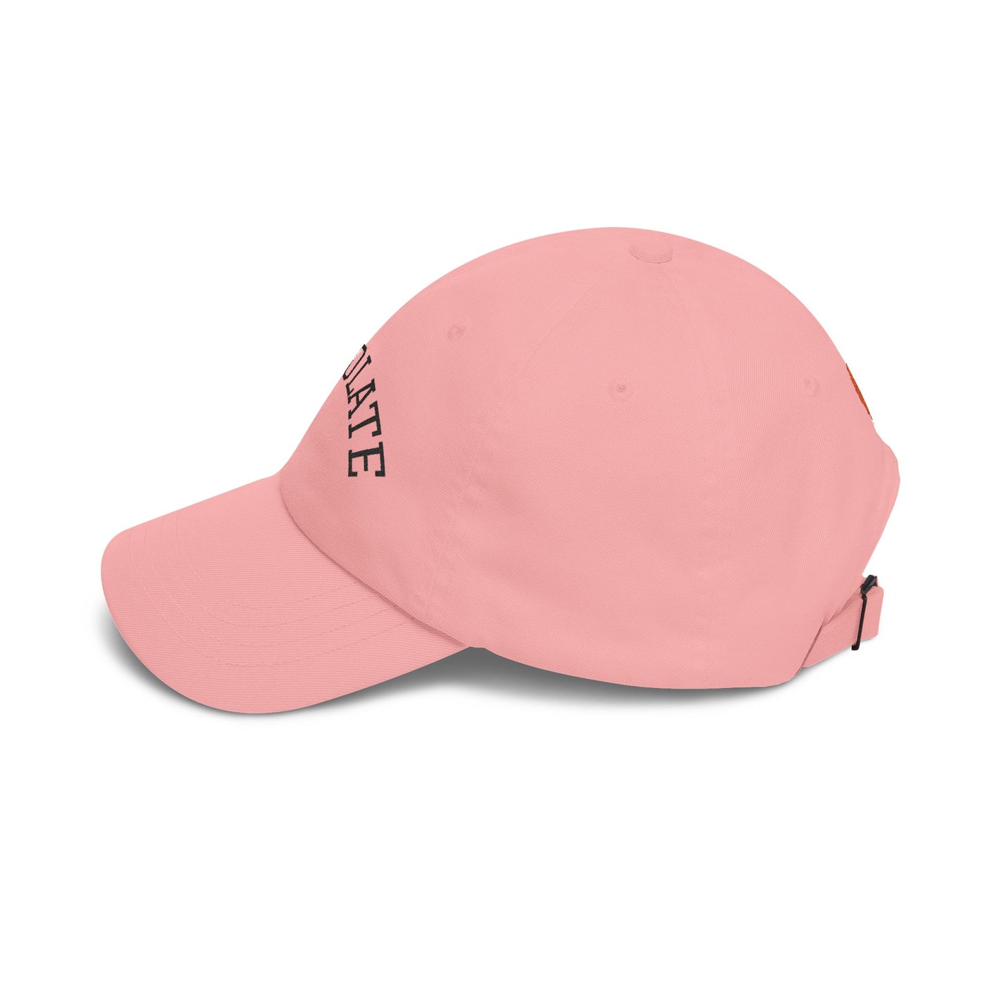 Chocolate Embroidered Dad Cap