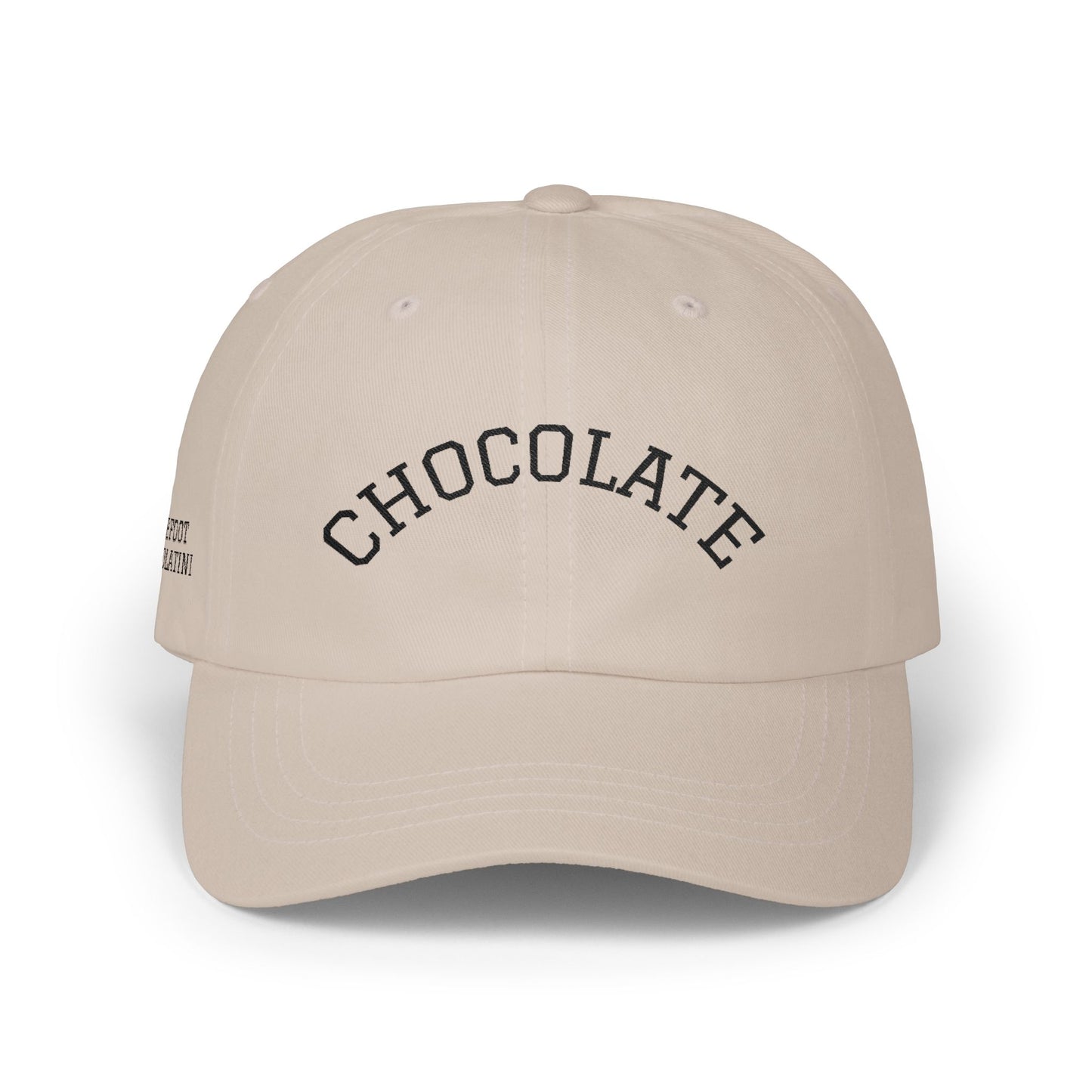 Chocolate Embroidered Dad Cap
