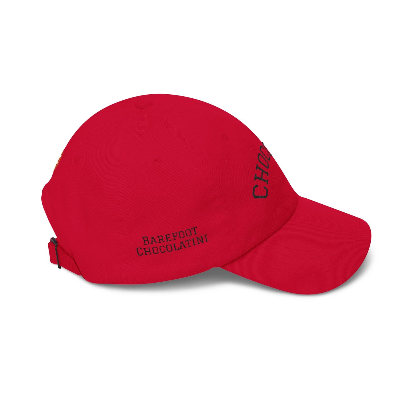 Chocolate Embroidered Dad Cap