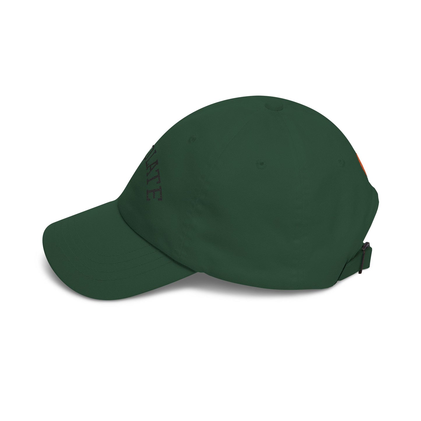 Chocolate Embroidered Dad Cap