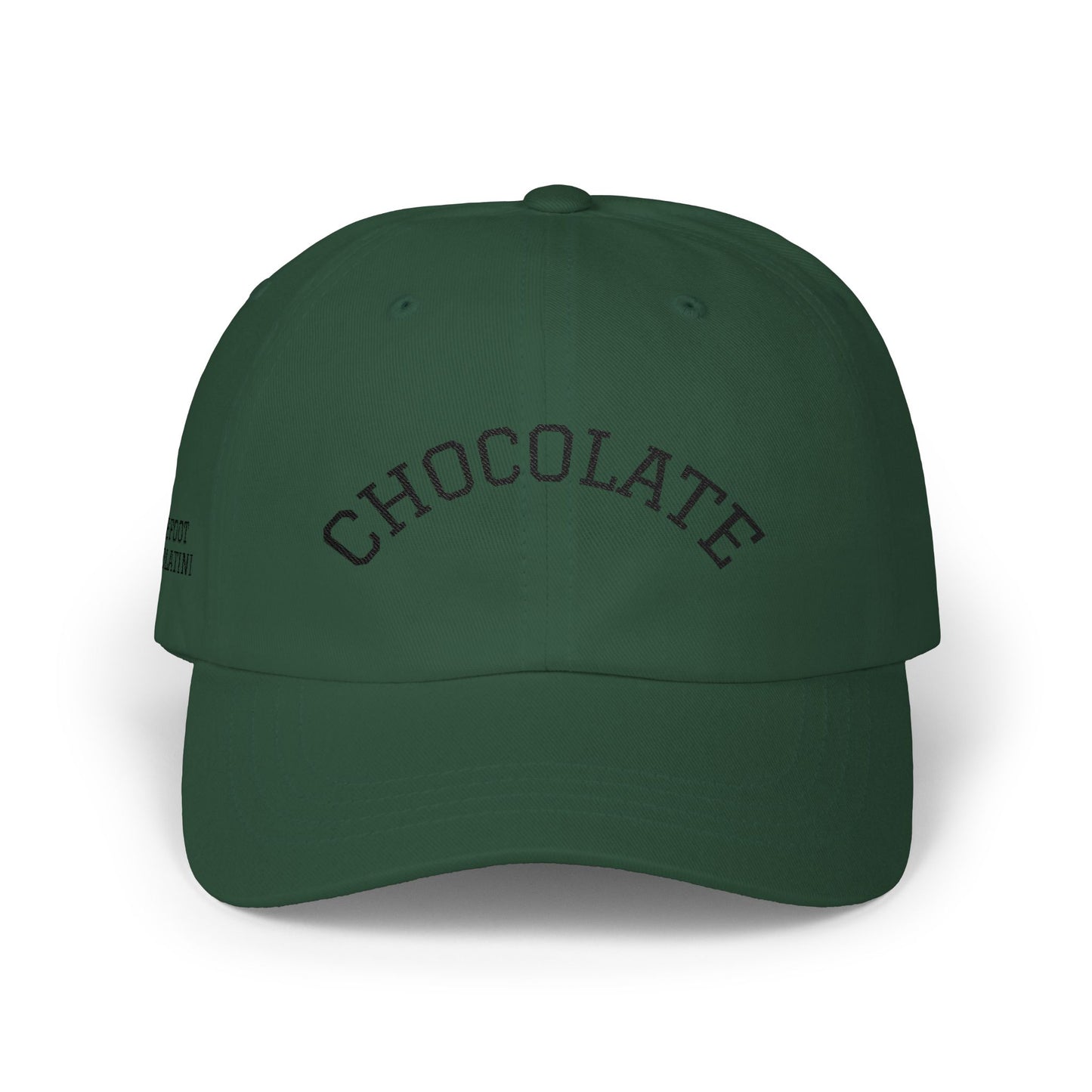 Chocolate Embroidered Dad Cap