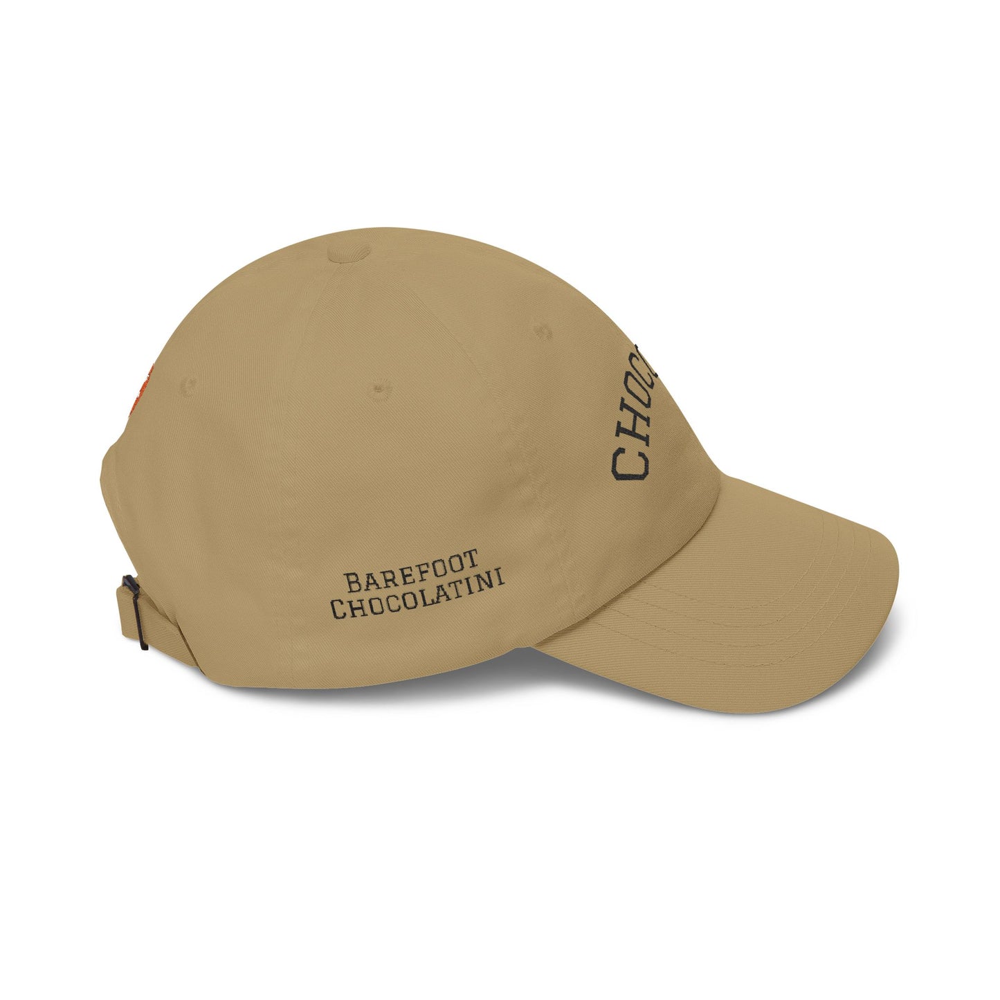 Chocolate Embroidered Dad Cap