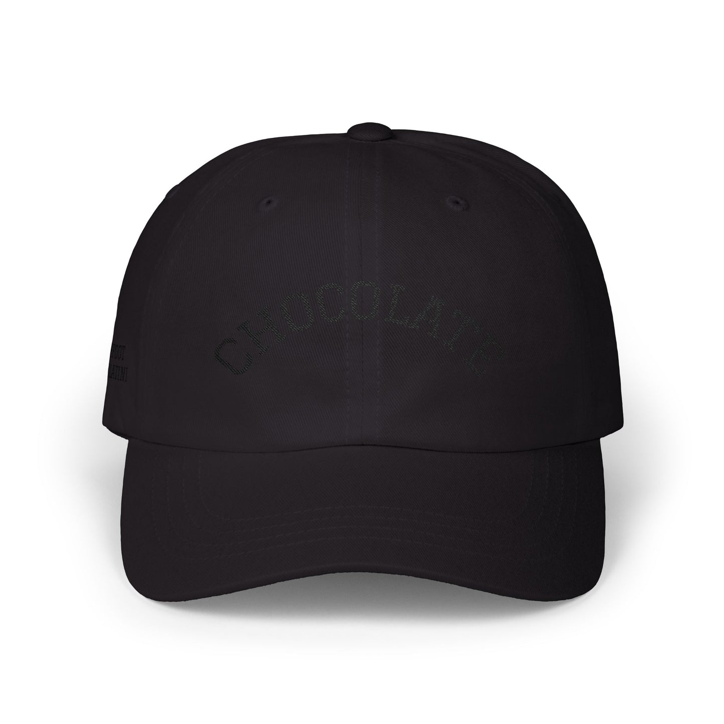 Chocolate Embroidered Dad Cap